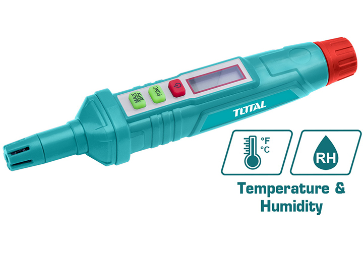 Máy đo độ ẩm và nhiệt độ kỹ thuật số Total TETHT23