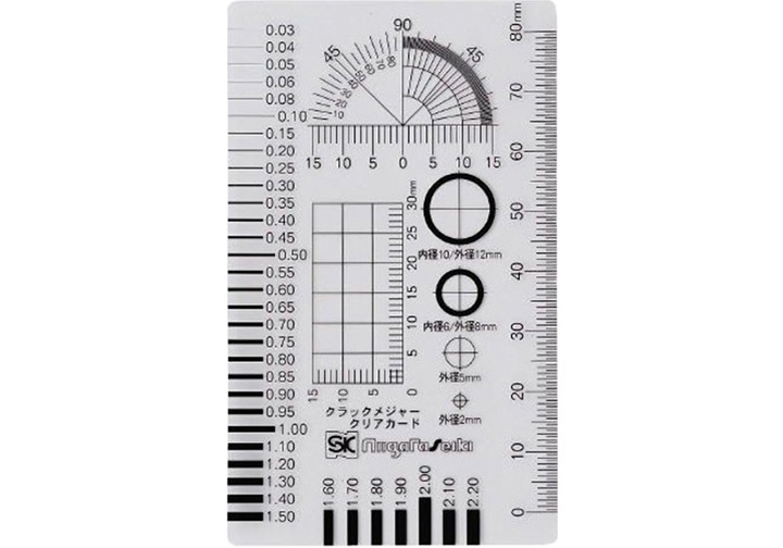 0.03-1.50mm Thước đo vết nứt Niigata CM-CKD