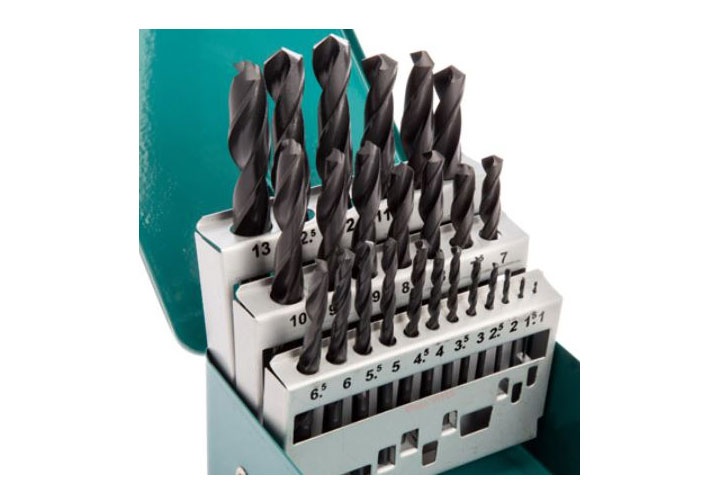 1-13mm Bộ mũi khoan kim loại HSS-R 25 chi tiết Makita D-54097 (Bỏ mẫu) 1-13mm Bộ mũi khoan kim loại HSS-R 25 chi tiết Makita D-54097 (Bỏ mẫu)