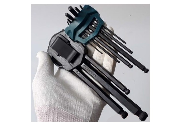 1.5-10mm Bộ lục giác bi 9 chi tiết Makita B-65894 1.5-10mm Bộ lục giác bi 9 chi tiết Makita B-65894
