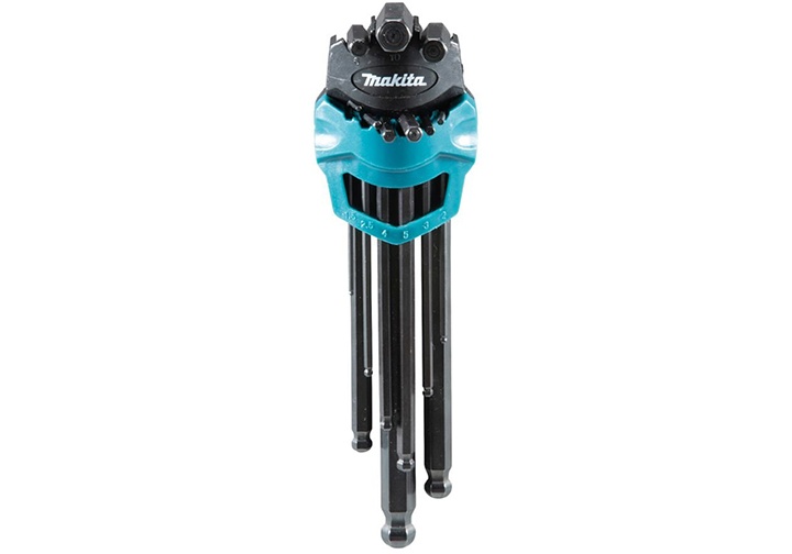 1.5-10mm Bộ lục giác bi 9 chi tiết Makita B-65894 1.5-10mm Bộ lục giác bi 9 chi tiết Makita B-65894