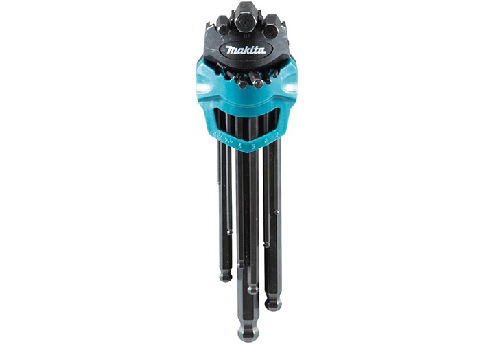 1.5-10mm Bộ lục giác bi 9 chi tiết Makita B-65894