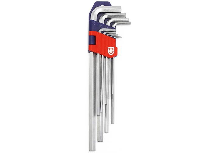 1.5-10mm Bộ lục giác đầu bằng (loại dài) 9 chi tiết Workpro WP222005 1.5-10mm Bộ lục giác đầu bằng (loại dài) 9 chi tiết Workpro WP222005