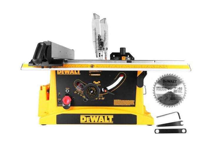 10" (254mm) Máy cưa bàn 1800W Dewalt DWE7470 10" (254mm) Máy cưa bàn 1800W Dewalt DWE7470