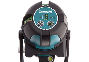 10.8V Máy cân mực 3 tia laser màu xanh dùng pin Makita SK209GDZ 10.8V Máy cân mực 3 tia laser màu xanh dùng pin Makita SK209GDZ