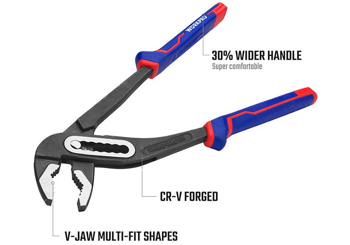 10" Kìm mỏ quạ bằng thép CR-V Workpro WP231028 10" Kìm mỏ quạ bằng thép CR-V Workpro WP231028