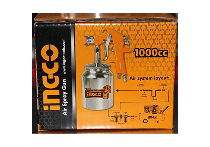 1000cc Máy phun sơn dùng khí nén Ingco ASG3105 1000cc Máy phun sơn dùng khí nén Ingco ASG3105