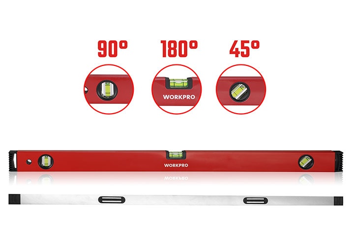 1000mm Thước thủy có từ bằng nhôm Workpro WP262013 1000mm Thước thủy có từ bằng nhôm Workpro WP262013