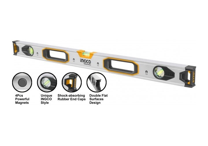 1000mm Thước thủy từ tính (nam châm) INGCO HSL38100M 1000mm Thước thủy từ tính (nam châm) INGCO HSL38100M