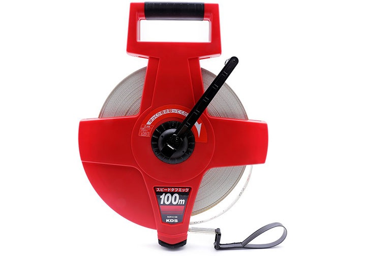 100m Thước dây sợi thủy tinh KDS SGR12-100CF 100m Thước dây sợi thủy tinh KDS SGR12-100CF