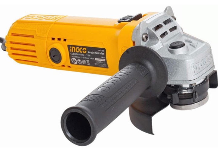 100mm (4") Máy mài góc 710W INGCO AG71082 100mm (4") Máy mài góc 710W INGCO AG71082
