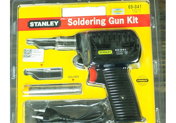 100W Súng hàn thiếc (đầu cắm điện dẹp) Stanley 69-041C 100W Súng hàn thiếc (đầu cắm điện dẹp) Stanley 69-041C
