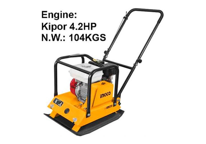 104KG Máy đầm nén bê tông dùng dầu Diesel 4.2HP INGCO GCP100-4 104KG Máy đầm nén bê tông dùng dầu Diesel 4.2HP INGCO GCP100-4