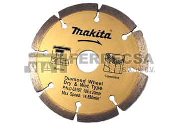 105 x 1.6 x 20mm Lưỡi cắt kim cương Makita D-05197