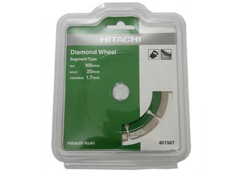 105 x 1.7 x 20mm Lưỡi cắt kim cương Hitachi 401567 105 x 1.7 x 20mm Lưỡi cắt kim cương Hitachi 401567