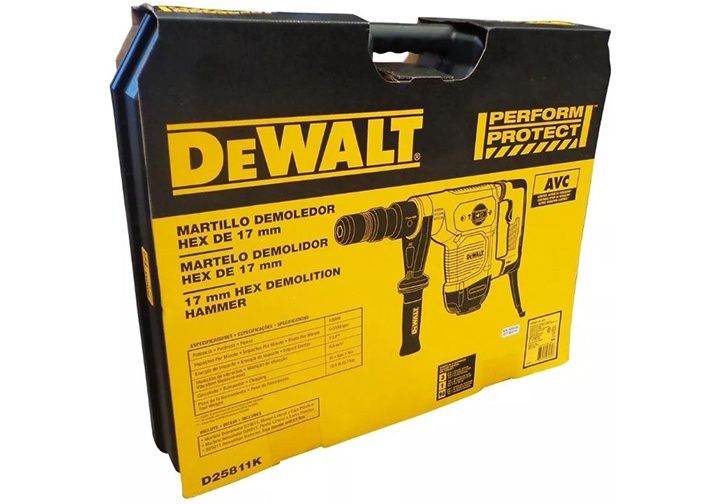 1050W Máy đục bê tông Dewalt D25811K