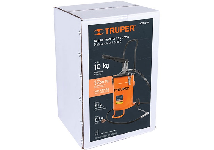 10kg Bình bơm mỡ bằng tay Truper 16867 (BOMIN-10) 10kg Bình bơm mỡ bằng tay Truper 16867 (BOMIN-10)