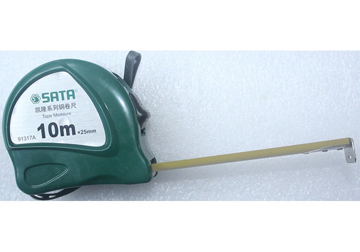 10m Thước cuộn thép (bản 25mm) Sata 91-317A (91317A) 10m Thước cuộn thép (bản 25mm) Sata 91-317A (91317A)