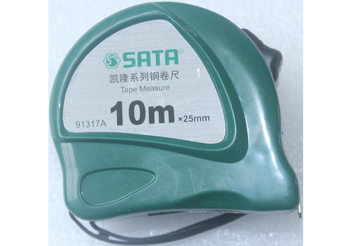 10m Thước cuộn thép (bản 25mm) Sata 91-317A (91317A) 10m Thước cuộn thép (bản 25mm) Sata 91-317A (91317A)