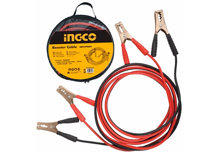 10mm Dây cáp sạc bình ắc qui 600AMP INGCO HBTCP6001 10mm Dây cáp sạc bình ắc qui 600AMP INGCO HBTCP6001