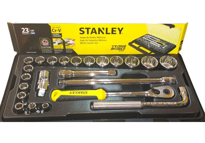 1/2" Bộ tuýp 23 chi tiết Stanley STMT74726-8C 1/2" Bộ tuýp 23 chi tiết Stanley STMT74726-8C