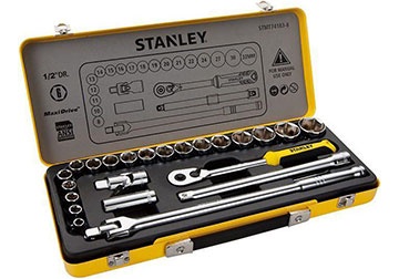 1/2" Bộ tuýp 24 chi tiết Stanley STMT74183 (STMT74183-8) 1/2" Bộ tuýp 24 chi tiết Stanley STMT74183 (STMT74183-8)