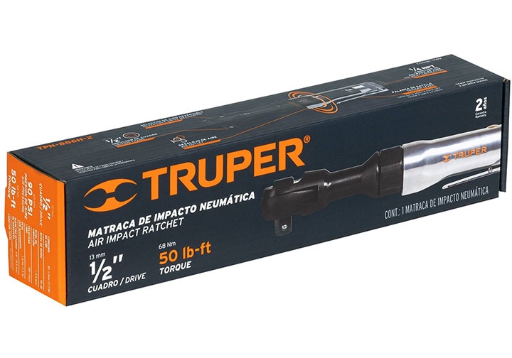 1/2" Máy siết bu lông góc dùng khí nén Truper 11189 (TPN-886H-2) 1/2" Máy siết bu lông góc dùng khí nén Truper 11189 (TPN-886H-2)