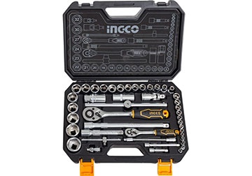 1/2" và 1/4" Bộ tuýp 44 chi tiết INGCO HKTS42441 1/2" và 1/4" Bộ tuýp 44 chi tiết INGCO HKTS42441