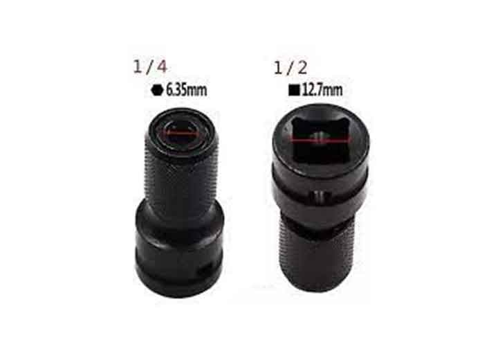 1/2" x 1/4" Đầu chuyển chuôi vuông sang lục giác Wadfow WSV7K01 1/2" x 1/4" Đầu chuyển chuôi vuông sang lục giác Wadfow WSV7K01