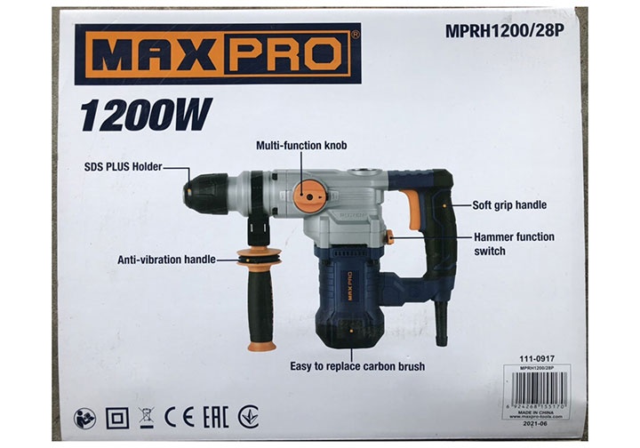 1200W Máy khoan búa Maxpro MPRH1200/28P 1200W Máy khoan búa Maxpro MPRH1200/28P