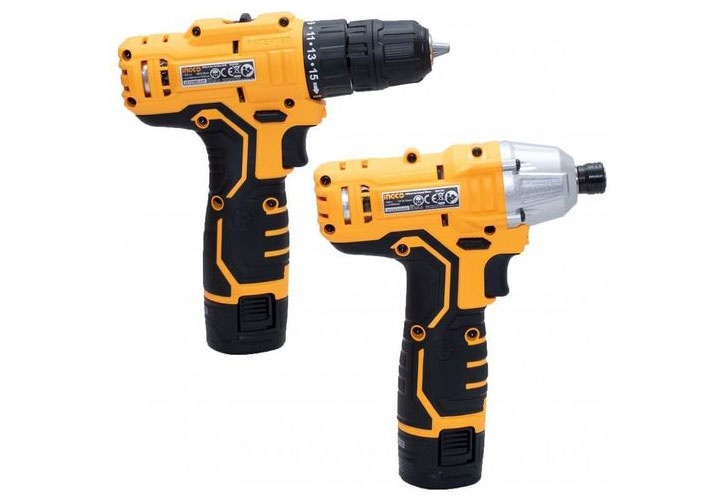 12V Bộ máy khoan và máy siết vít dùng pin Ingco CKLI1201 12V Bộ máy khoan và máy siết vít dùng pin Ingco CKLI1201