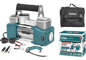 12V Máy bơm hơi lốp xe ô tô Total TTAC2506T 12V Máy bơm hơi lốp xe ô tô Total TTAC2506T