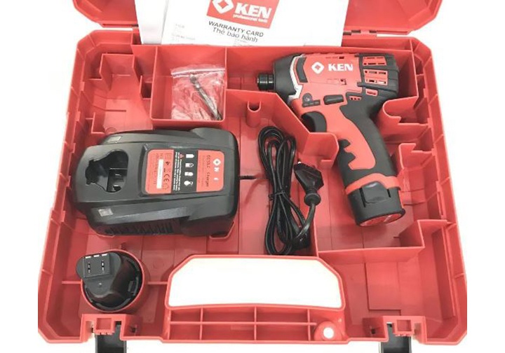 12V Máy bắt vít dùng pin Ken BL6412D 12V Máy bắt vít dùng pin Ken BL6412D