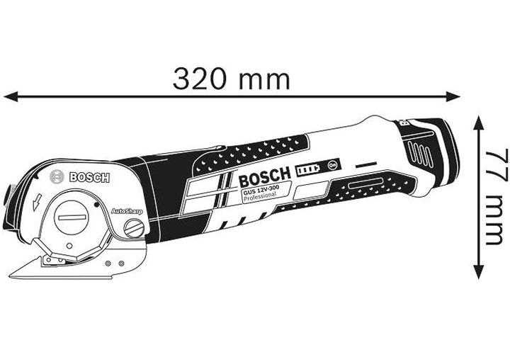 12V Máy cắt đa năng dùng pin Bosch GUS 12 V-LI 12V Máy cắt đa năng dùng pin Bosch GUS 12 V-LI