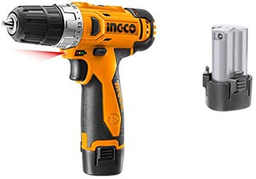 12V Máy khoan vặn vít dùng pin INGCO CDLI228120-1 12V Máy khoan vặn vít dùng pin INGCO CDLI228120-1