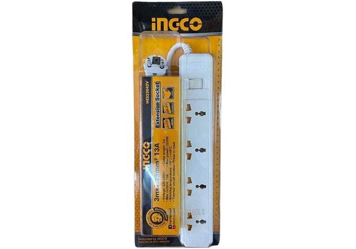 13A Ổ cắm điện Ingco HES23042V 13A Ổ cắm điện Ingco HES23042V