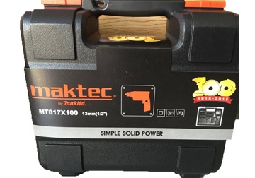 13mm Bộ máy khoan 74 chi tiết Maktec MT817X100 13mm Bộ máy khoan 74 chi tiết Maktec MT817X100