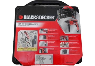 13mm Máy khoan 550W kèm 49 phụ kiện Black and Decker KR554REP11 13mm Máy khoan 550W kèm 49 phụ kiện Black and Decker KR554REP11