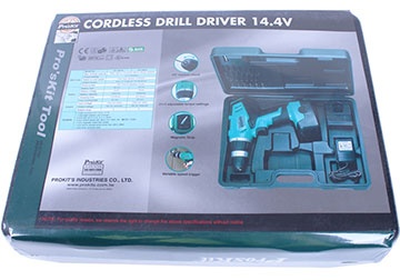 14.4V Máy khoan vặn vít dùng pin Proskit PT-1441F 14.4V Máy khoan vặn vít dùng pin Proskit PT-1441F