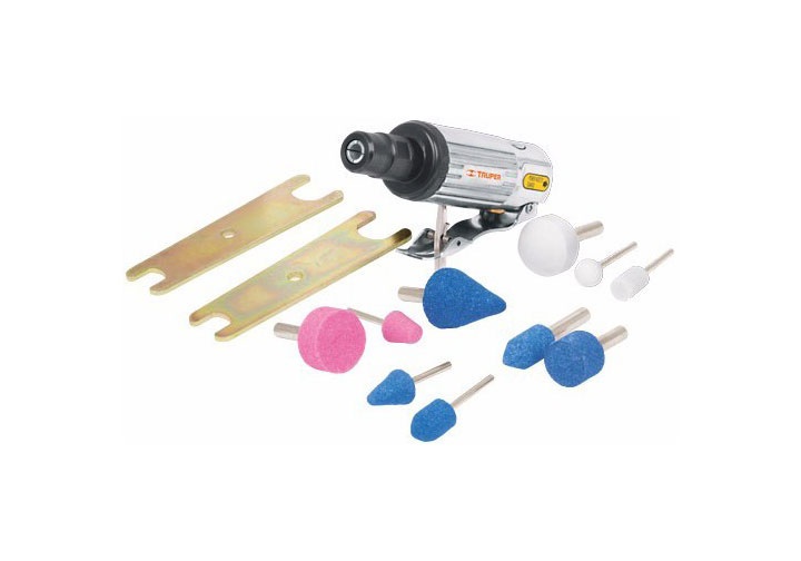 1/4" Bộ máy mài và phụ kiện dùng khí nén Truper 16887 (TPN-876K-2) 1/4" Bộ máy mài và phụ kiện dùng khí nén Truper 16887 (TPN-876K-2)