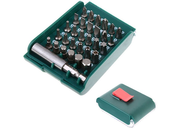 1/4" Bộ mũi vặn vít đa năng 31 chi tiết Sata 09-332 (09332) 1/4" Bộ mũi vặn vít đa năng 31 chi tiết Sata 09-332 (09332)