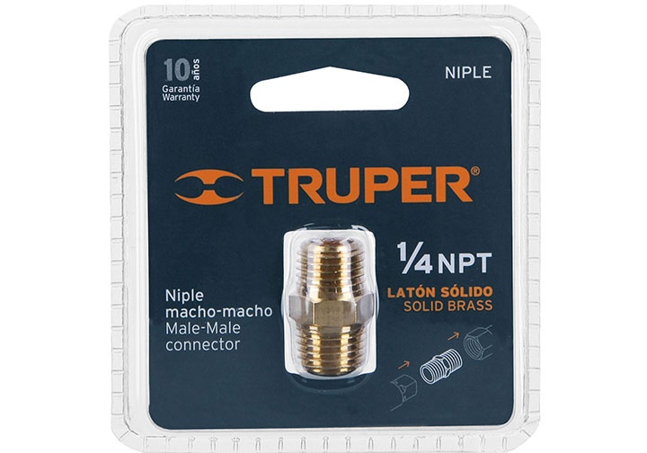 1/4" Khớp nối nhanh ống hơi Truper 19024 (NIPLE) 1/4" Khớp nối nhanh ống hơi Truper 19024 (NIPLE)