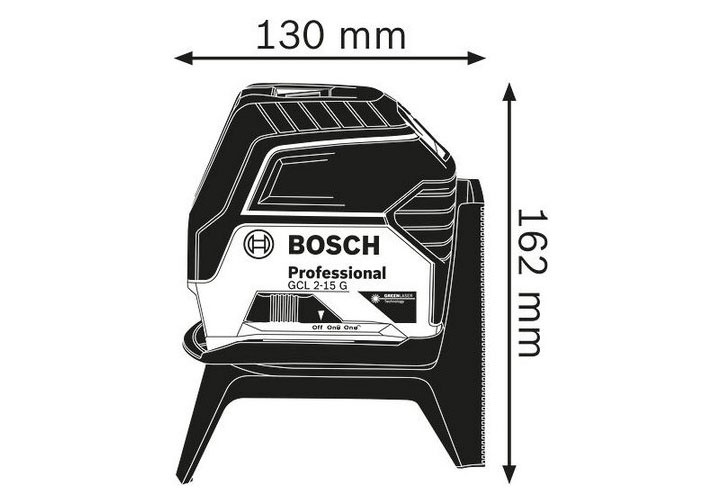 15m Máy cân mực tia laser xanh Bosch GCL 2-15 G