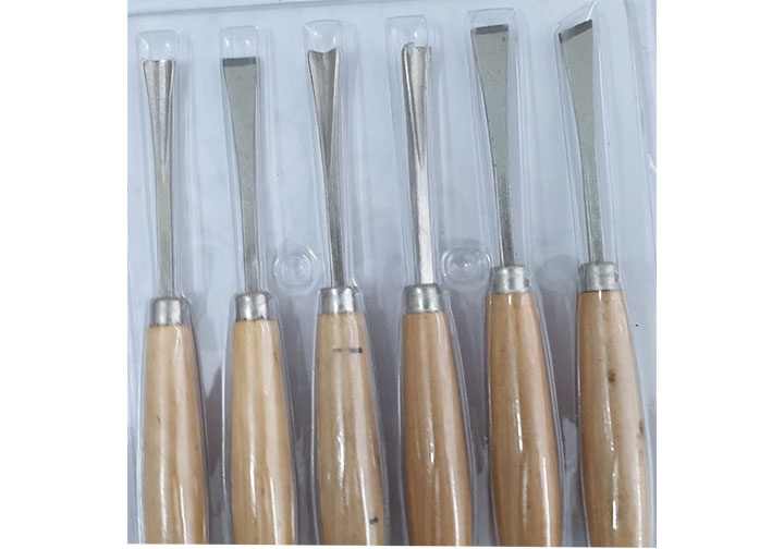 160mm Bộ đục chạm gỗ 6 chi tiết 160mm Bộ đục chạm gỗ 6 chi tiết