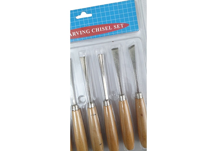 160mm Bộ đục chạm gỗ 6 chi tiết 160mm Bộ đục chạm gỗ 6 chi tiết