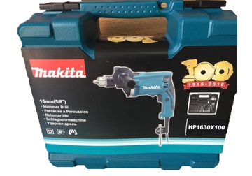 16mm Bộ máy khoan 74 chi tiết Makita HP1630X100 16mm Bộ máy khoan 74 chi tiết Makita HP1630X100