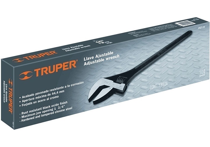 18" (450mm) Mỏ lết đen Truper 15498 (PET-18) 18" (450mm) Mỏ lết đen Truper 15498 (PET-18)