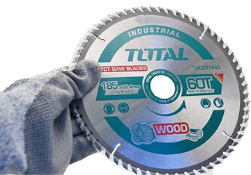 185mm Lưỡi cưa gỗ hợp kim 40 răng Total TAC231445 185mm Lưỡi cưa gỗ hợp kim 40 răng Total TAC231445
