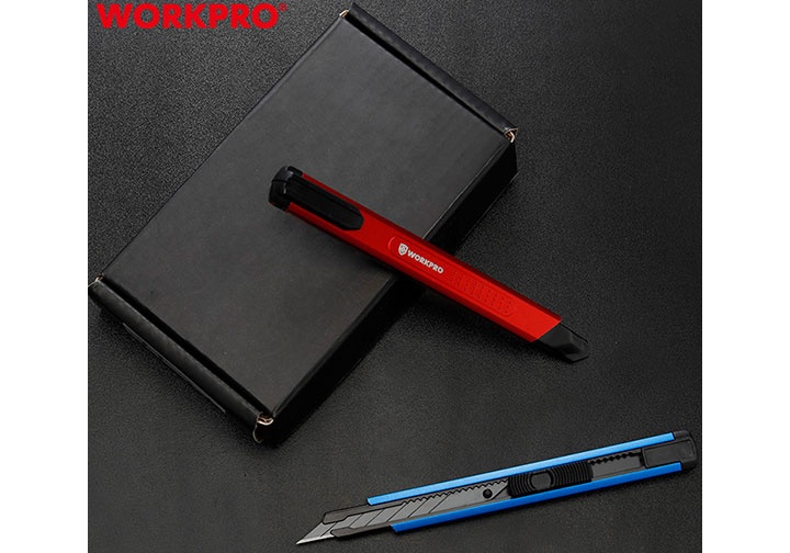 18mm Dao rọc giấy bằng nhôm Workpro WP212015 18mm Dao rọc giấy bằng nhôm Workpro WP212015