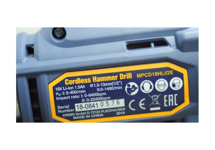 18V Máy khoan búa dùng pin Maxpro MPCD18HLI/2E 18V Máy khoan búa dùng pin Maxpro MPCD18HLI/2E
